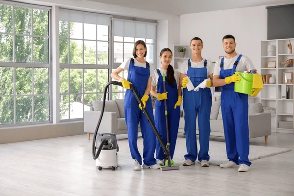 Bright Leaf Cleaning team working on Cary NC home cleaning