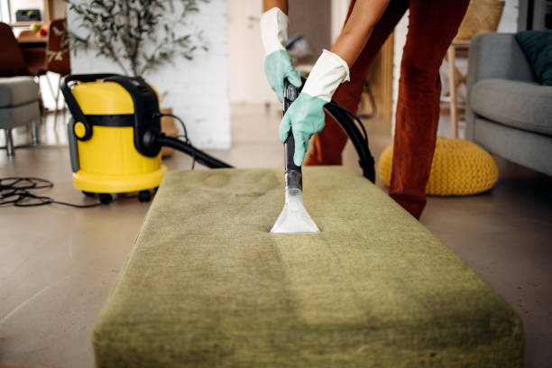Team from Bright Leaf Cleaning performing deep cleaning in a busy Apex, NC office during after-hours