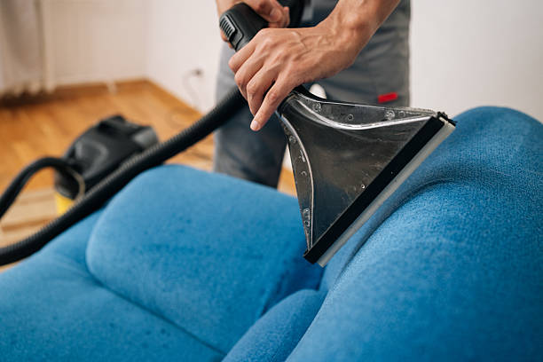 Professional deep cleaning of bathroom surfaces with sanitized finish results